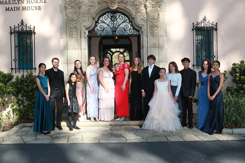 L-R they are: Rhyan Schweyk, Zephan Bornfreund, Sofia Malvinni, Dillon Halpin, Sarah Bortz, Buyun Li, Naomi Merer, Zeyn Schweyk, Nathanael Nims, Aidan Woodruff